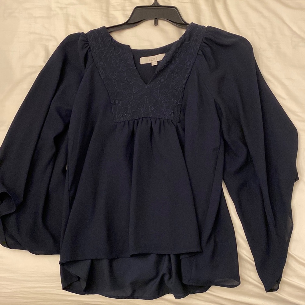 Loft Flowy Dress Shirt